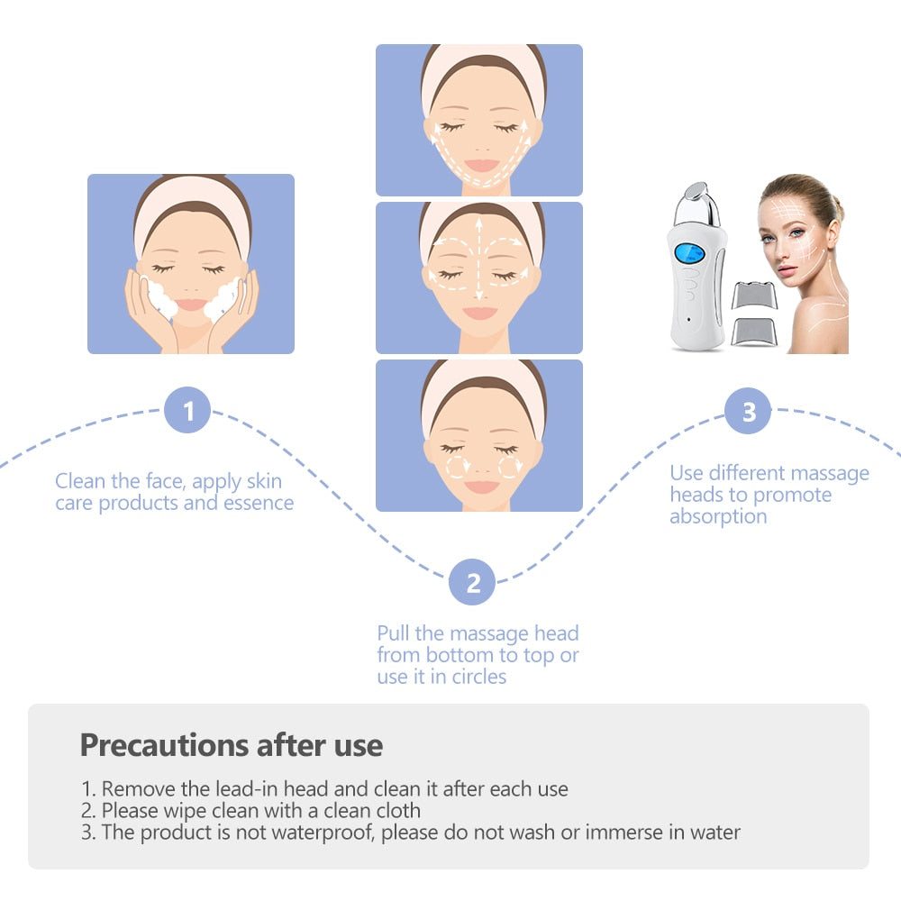 Microcurrent  Face Lifting & Toning  High Frequency Facial Massagers