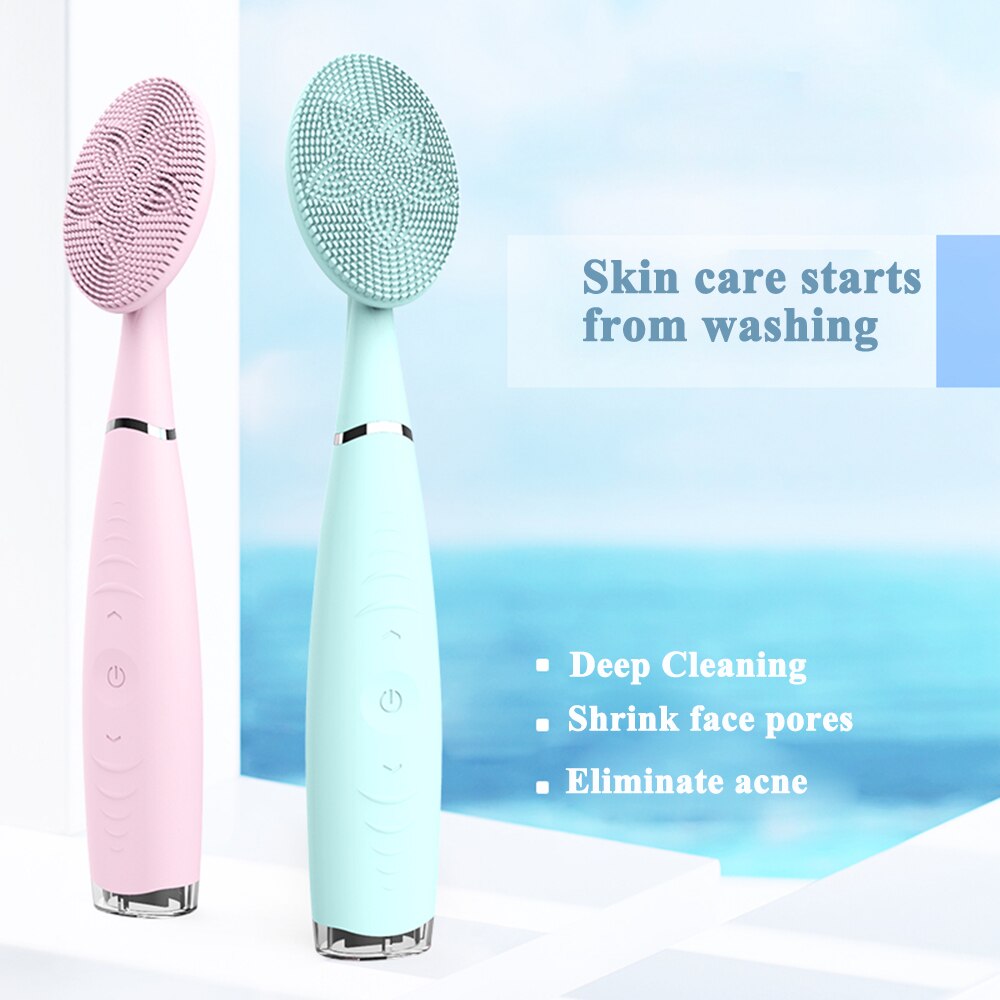 High Frequency Ultrasonic Face Cleaner Brush - Deep Sonic Facial Cleansing