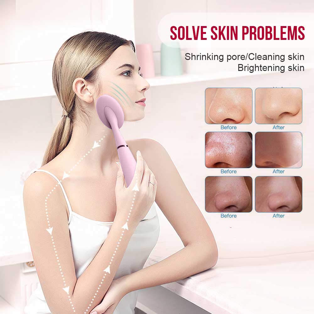 High Frequency Ultrasonic Face Cleaner Brush - Deep Sonic Facial Cleansing