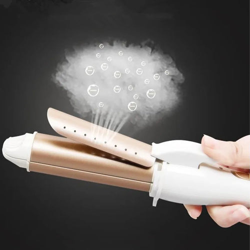 3 In 1 Gold Ceramic Hair Curler Hair Curling Iron Hair Straightener