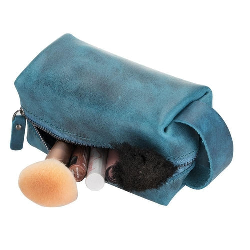 Eve Genuine Leather Make Up Bag - M/L/XL Sizes